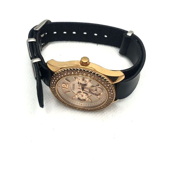 Fossil ES3590 Women's Analog Dial Quartz Genuine Watch With Custom Band LP256 - Picture 7 of 9